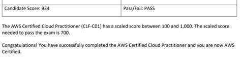 aws exam fail message|Aws exam Passed on screen message : r/AWSCertifications.